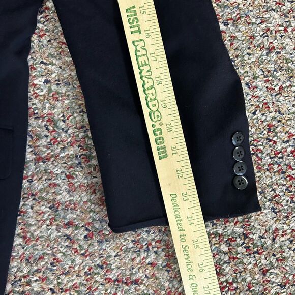 Arnold Brant Loro Piana Italy Men's Navy Cashmere Blazer Sports Coat Size 48 - Picture 15 of 15